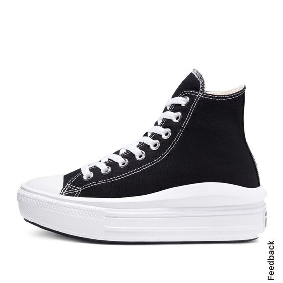 Converse Chuck Taylor All Star Move Platform High Top  Sneaker. Size 8 - Picture 3 of 12